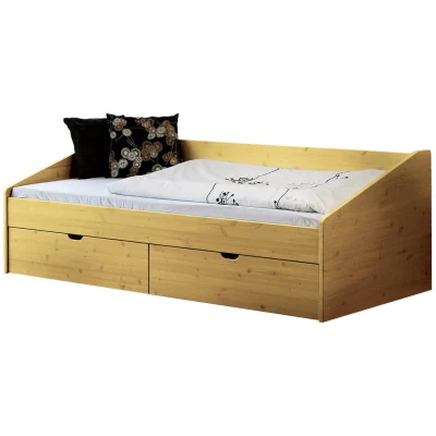 Schubkastenbett "Serra" | 90x200 cm | Kiefer | 100% ökologisch