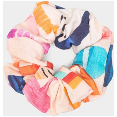 Scrunchie Summer Abstract Pink