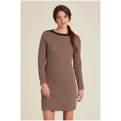 Strick-Kleid im Retro-Look