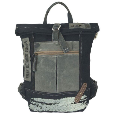 Sunsa Rucksack Canvas Backpack. Vintage Cityrucksack