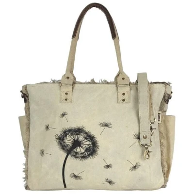 Sunsa Vintage Tasche XXL Handtasche Beige Shopper Canvas Weekender Bag Badetasche