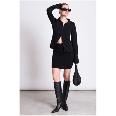 Sweatjacke Tyrie Schwarz