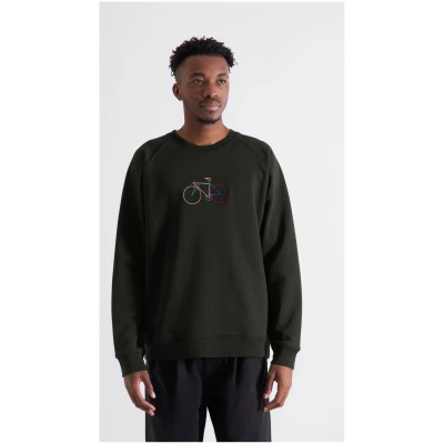 Sweatshirt Malmoe Paper Cut Bike Schwarz