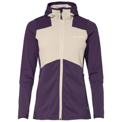 Vaude - Women's Monviso Hooded Grid Fleece Jacket - Fleecejacke Gr 44 lila