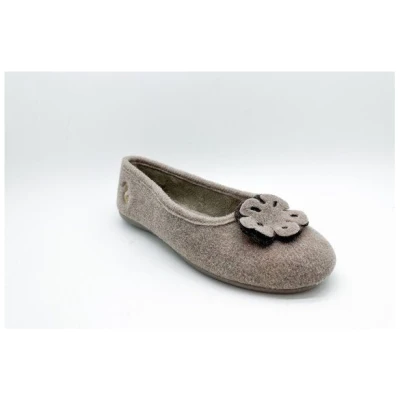 Veganer Hausschuh "thies ® Eco Ballerina" aus recycelten PES, fair produziert