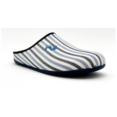 Veganer "thies 1856 ® Eco Pyjama Slipper" aus rec. Baumwolle
