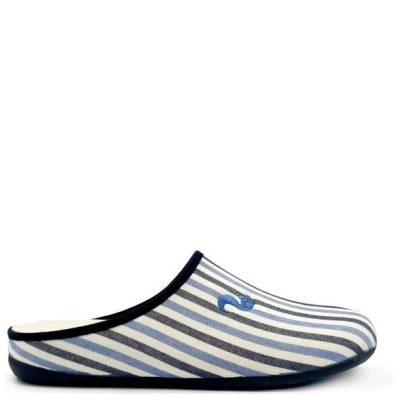 Veganer "thies 1856 ® Eco Pyjama Slipper" aus rec. Baumwolle
