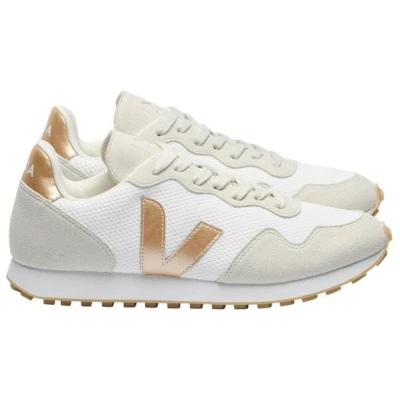 Veja Vegane Damen-Sneaker SDU REC Alveomesh White Platin