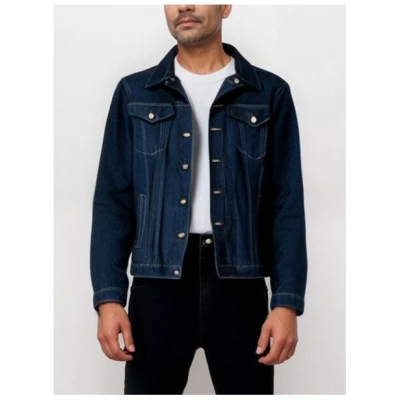 Will's Vegan Shop Recycelte Denim-Jacke Herren