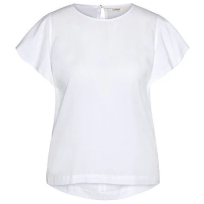 Wunderwerk Damen Bluse aus Lyocell (TENCEL) "Volant blouse 1/2 TENCEL"