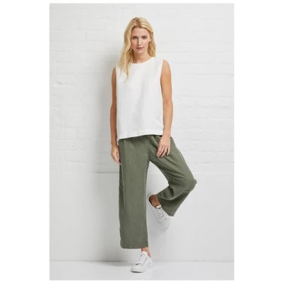 Wunderwerk Damen Bluse aus Lyocell (TENCEL) & Leinen "Linen TENCEL blouse top"