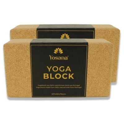 Yosana Yoga Block 227x120x75mm (2 Stück Set)