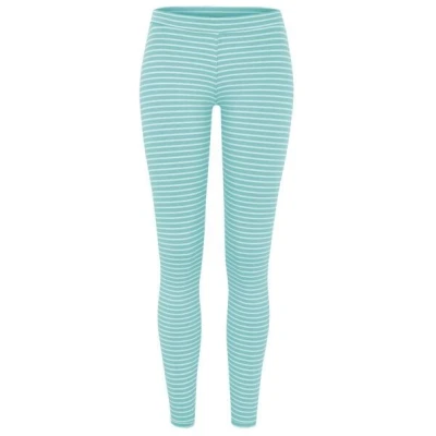 æbletræ BIO Leggings - hellblau/creme gestreift (Frühling/Sommer 2025)