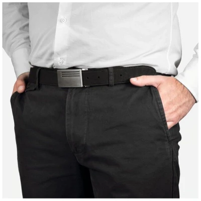 corkor Kork Gürtel 3,5cm Wendbar 286 Schwarz/Braun