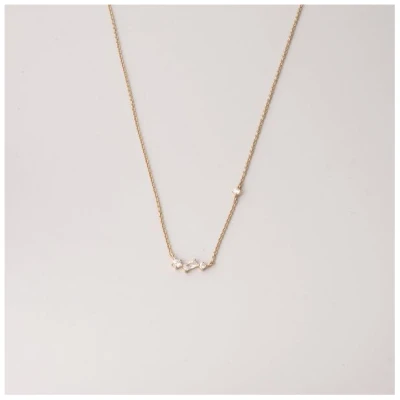 fejn jewelry Kette "sparkle baguette"