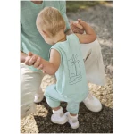 hessnatur Baby Strampler Regular aus Bio-Baumwolle mit Leinen - grün - Größe 62/68
