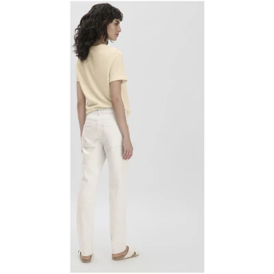 hessnatur Damen Jeans HANNA High Rise Mom aus Bio-Denim mit Hanf - natur - Größe 25/30