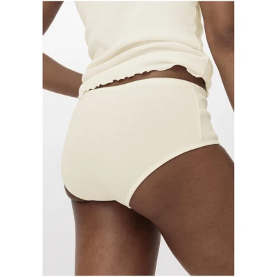 hessnatur Damen Panty Regular Cut 2er-Set PURE NATURE aus Bio-Baumwolle - natur - Größe 34