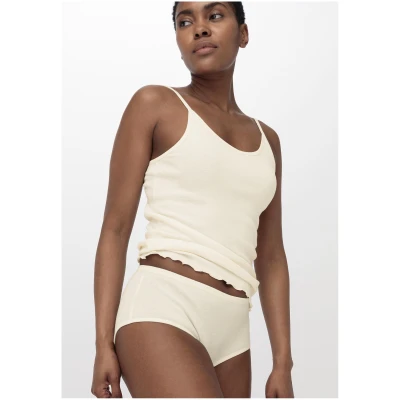 hessnatur Damen Panty Regular Cut 2er-Set PURE NATURE aus Bio-Baumwolle - natur - Größe 34