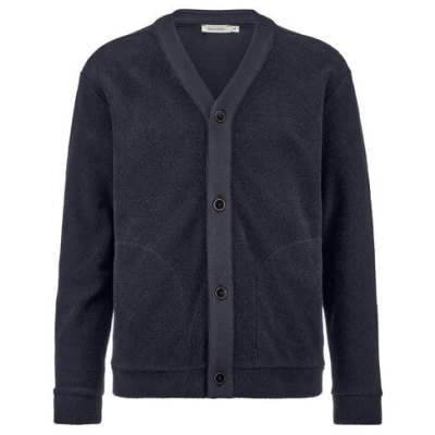 hessnatur Fleece Cardigan Relaxed aus reiner Bio-Baumwolle