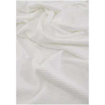 hessnatur Frottee-Handtuch feiner Streifen aus Bio-Baumwolle - weiß - Größe 67x140 cm
