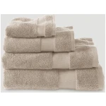 hessnatur Handtuch aus Bio-Frottee - beige - Größe 100x180 cm