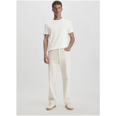 hessnatur Herren Jeans OLE Relaxed Wide Leg aus Bio-Denim mit Hanf - natur - Größe 32/32