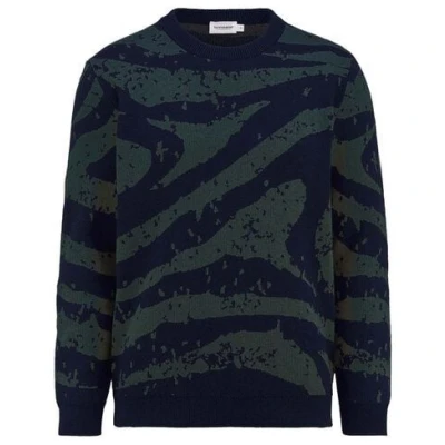 hessnatur Jacquard Strick Pullover Regular aus Bio-Baumwolle mit Schurwolle