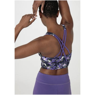 hessnatur Loungewear Bustier Fitted Highneck ACTIVE LIGHT aus Bio-Baumwolle - lila - Größe 44