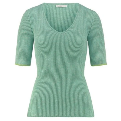 hessnatur Mouliné Strick Pullover Fitted aus reiner Bio-Baumwolle