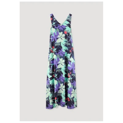 hessnatur Print Kleid Maxi Regular aus LENZING ECOVERO