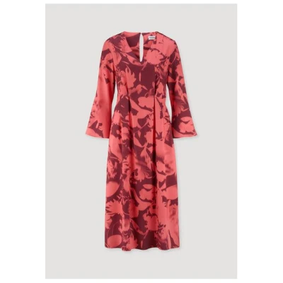 hessnatur Print Kleid Midi Relaxed aus reiner LENZING ECOVERO Viskose