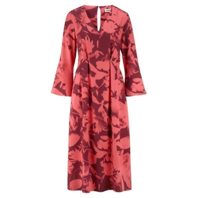 hessnatur Print Kleid Midi Relaxed aus reiner LENZING ECOVERO Viskose