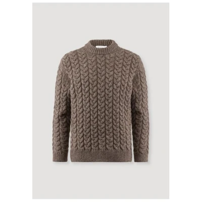 hessnatur Rhön-Pullover Zopf Regular aus reiner Rhönschafwolle
