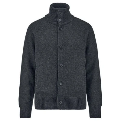 hessnatur Strickjacke Chunky aus reiner Bio-Baumwolle und Schurwolle