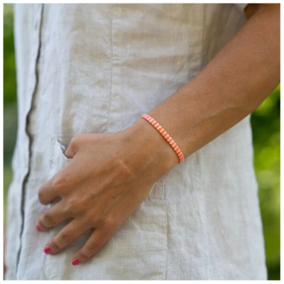 juni Armband Peach Tila in apricot