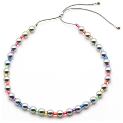 juni Perlenarmband Rainbow