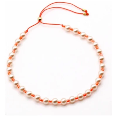 juni Perlenarmband Rebell - in neon pink, orange, blau, rosa oder goldgelb