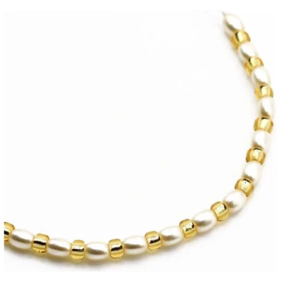 juni Veganes Perlenarmband Tropic Gold