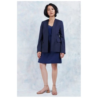 l'amour est bleu Minimalistischer Blazer