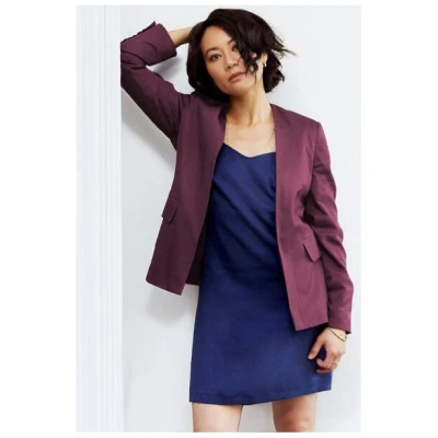l'amour est bleu Minimalistischer Blazer