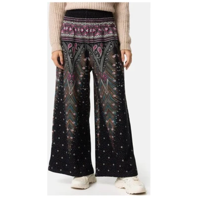 paigh Warme Loungewear Palazzo für Damen aus kuscheliger Bio-Baumwolle