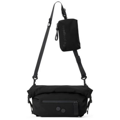 pinqponq - Aksel Solid 2+5 - Umhängetasche Gr 2 + 5 l schwarz