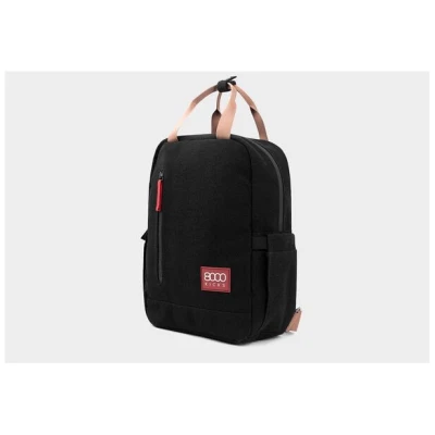 8000Kicks Kleiner Rucksack (Lite) - Schwarz, Beige & Grün, Dunkelgrün