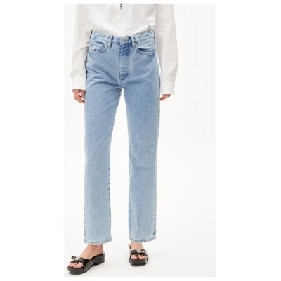 ARMEDANGELS AAIKALA - Damen Jeans Straight Leg High Waist recycelte Baumwolle Non-Stretch