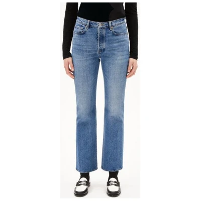 ARMEDANGELS VELAARI - Damen Jeans Flared Leg Mid Waist Ankle Bio-Baumwoll Mix Comfort-Stretch