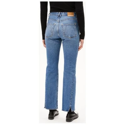 ARMEDANGELS VELAARI - Damen Jeans Flared Leg Mid Waist Ankle Bio-Baumwoll Mix Comfort-Stretch