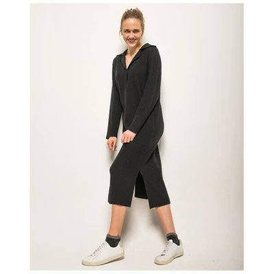 Alma & Lovis Legeres Maxikleid aus Bio-Wolle (kbT) | Walk Polokleid