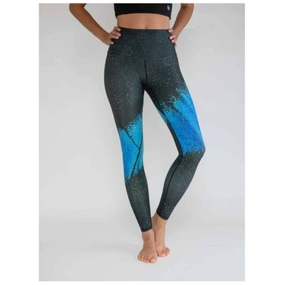Arctic Flamingo Yoga Leggings GOA BUTTERFLY aus ECONYL® regeneriertem Nylon