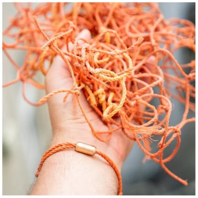 BRACENET Coral Sea Armband aus Fischernetz